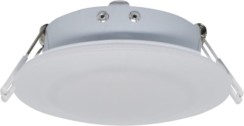 FACON 4.5inch 12V LED RV Puck Light - DLFST4-008/RVR4H-MH40, 4000K Cool White, Full Aluminum Recessed 12Volt Interior Ceiling Lights for RV, Camper, Trailer, Boat, cETL Certified - Image 1